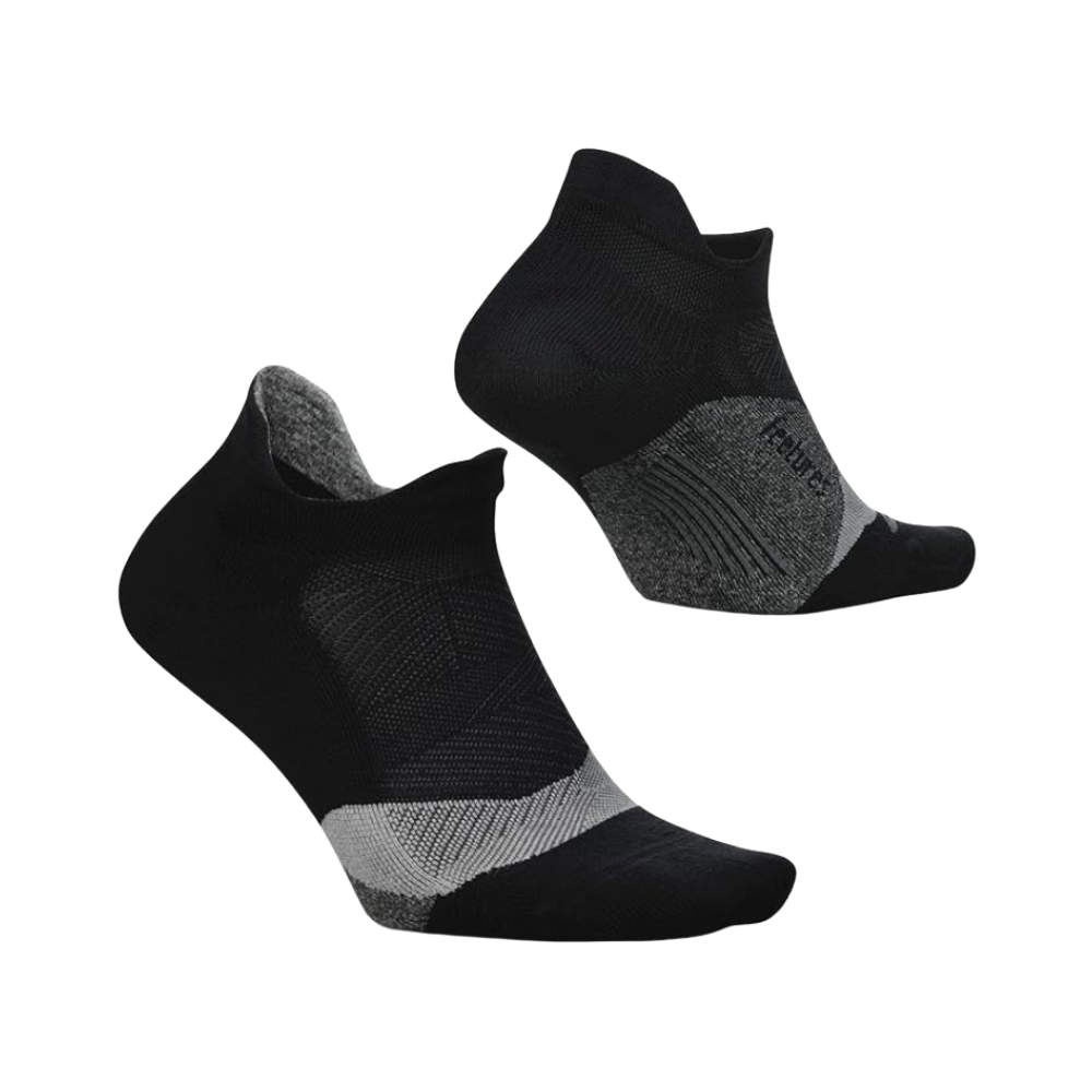 Feetures Elite Light Cushion No Show Tab Ankle Socks - Sport Sock with Targeted Compression