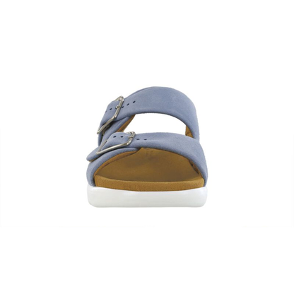 SAS Relaxed Women's Heel Strap Sandal Sky Harbor Leather Comfort Wide