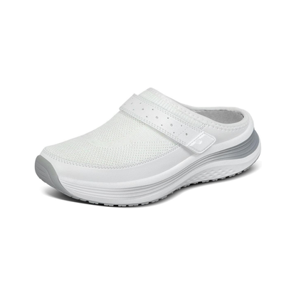 Orthofeet Iris Women's Orthopedic Clog White Slip On Comfort Shoes