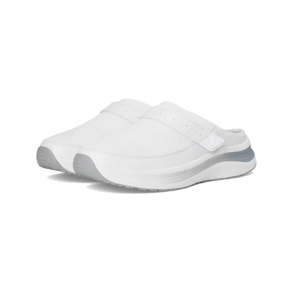 Orthofeet Iris Women's Orthopedic Clog White Slip On Comfort Shoes