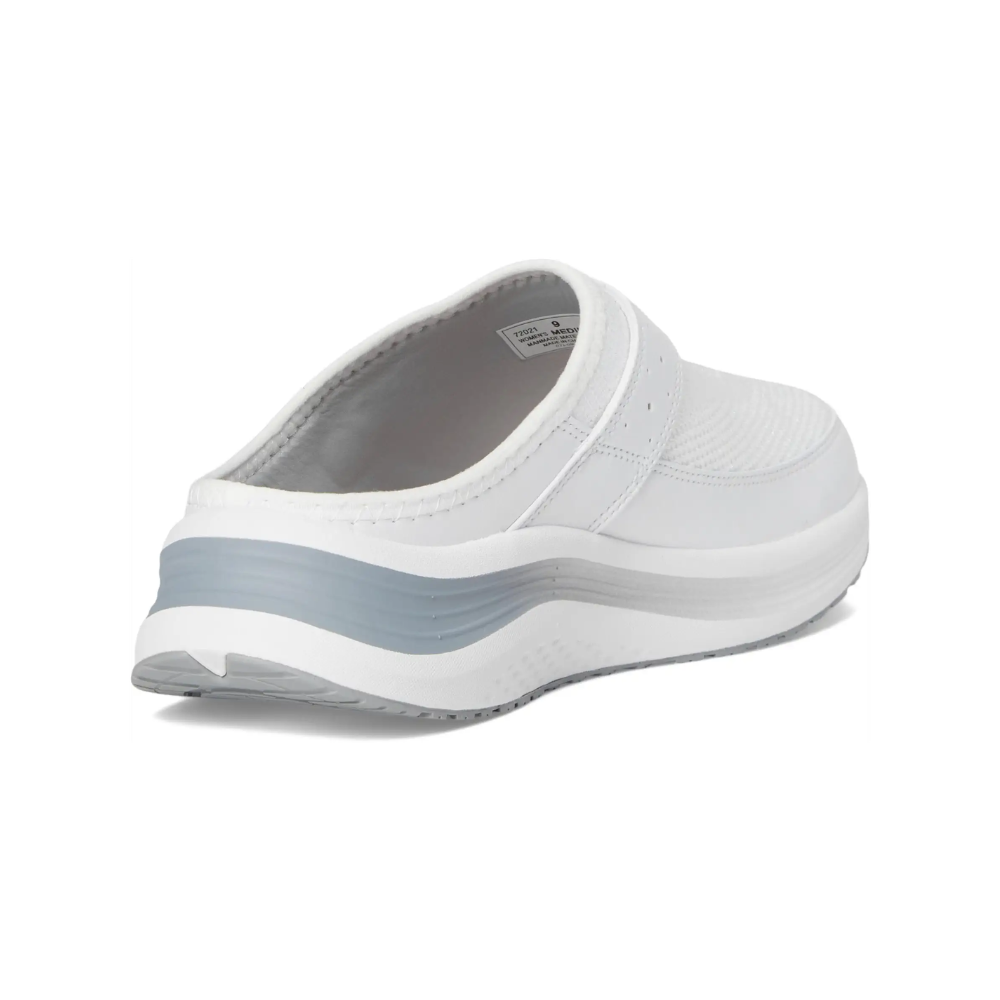 Orthofeet Iris Women's Orthopedic Clog White Slip On Comfort Shoes