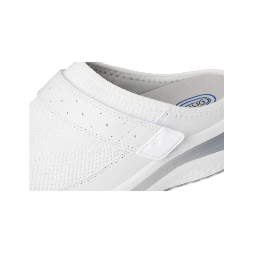Orthofeet Iris Women's Orthopedic Clog White Slip On Comfort Shoes