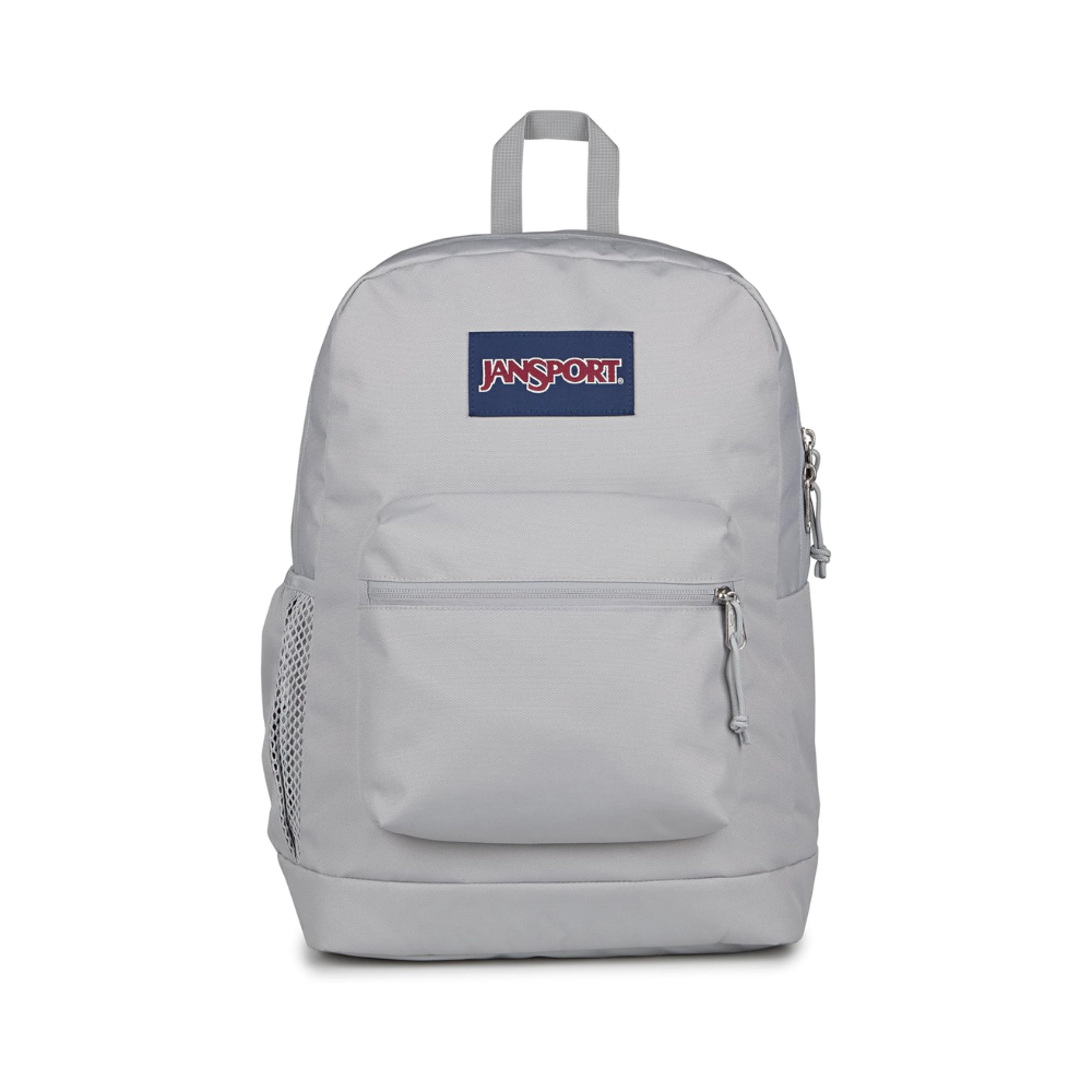 JanSport Cross Town Plus Backpack Grounded Grey 15" Laptop Sleeve