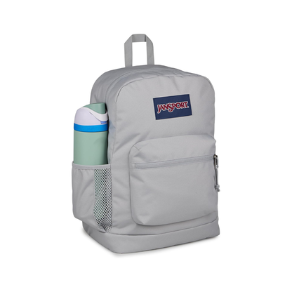 JanSport Cross Town Plus Backpack Grounded Grey 15" Laptop Sleeve