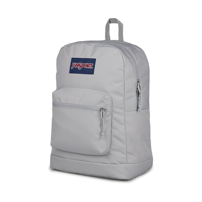 JanSport Cross Town Plus Backpack Grounded Grey 15" Laptop Sleeve