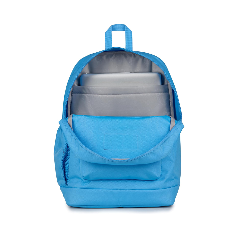 JanSport Cross Town Plus Backpack Electric Azul 15" Laptop Sleeve