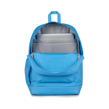 JanSport Cross Town Plus Backpack Electric Azul 15" Laptop Sleeve