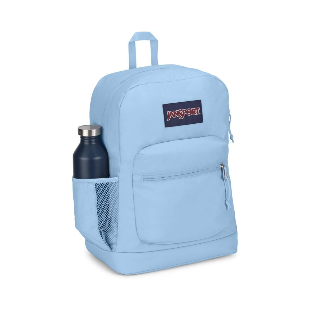 JanSport Cross Town Plus Backpack Blue Dusk 15" Laptop Sleeve
