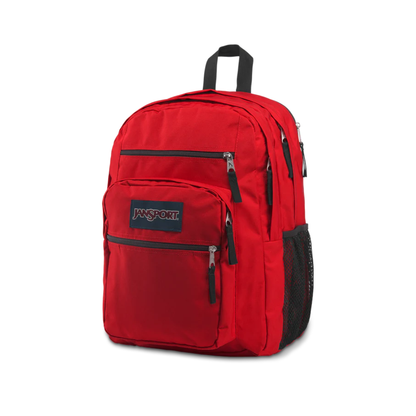 JanSport Big Student Laptop Backpack with 2 Compartments - Red Tape