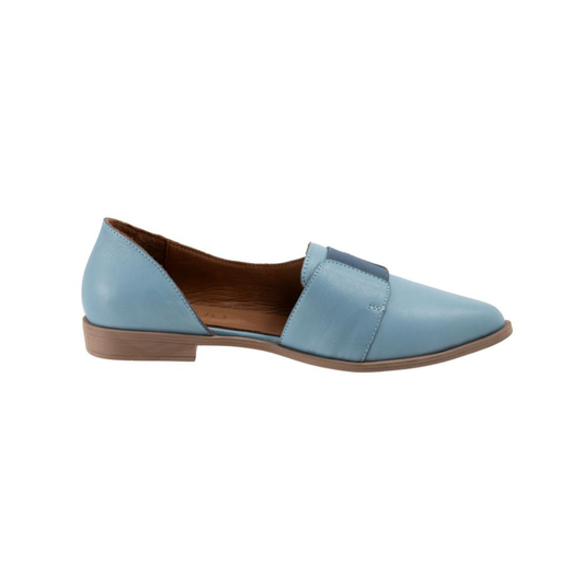 Bueno Brenda Women's D'orsay Leather Shoes Denim