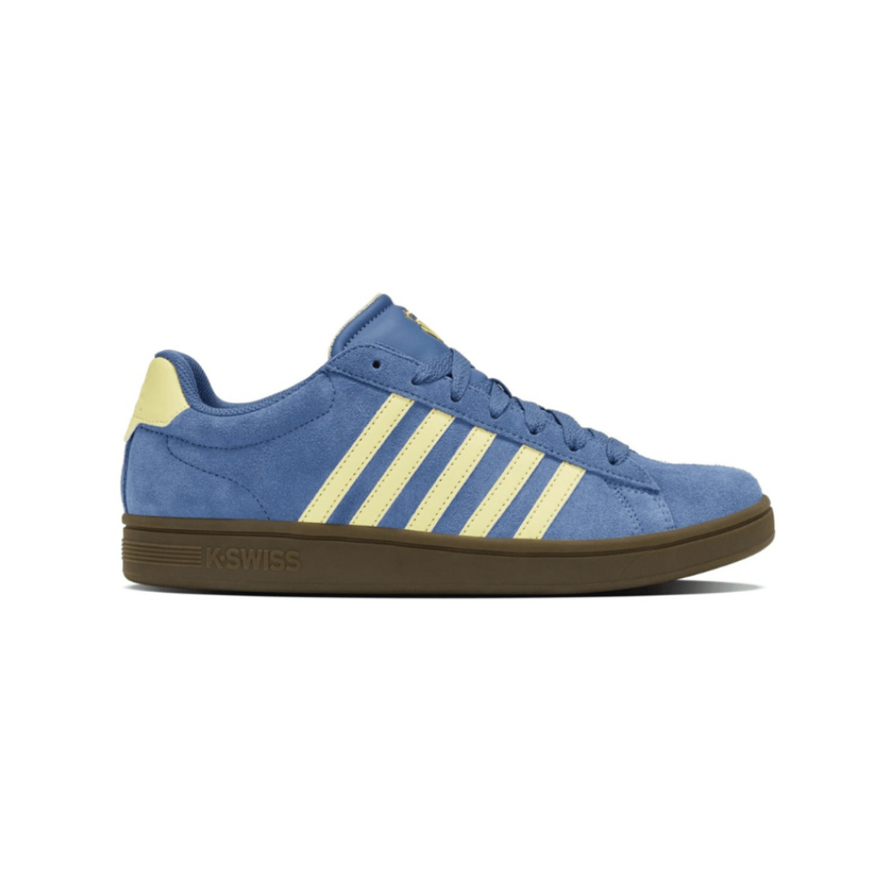 K-Swiss Court Tiebreak II SDE Men's Blue Horizon/Wax Yellow/Dark Gum 09492-466-M