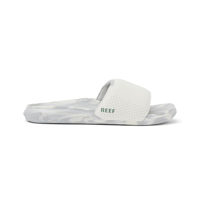 Reef Men's Tailslide Cushion Slide Sandals - White Grey Marble