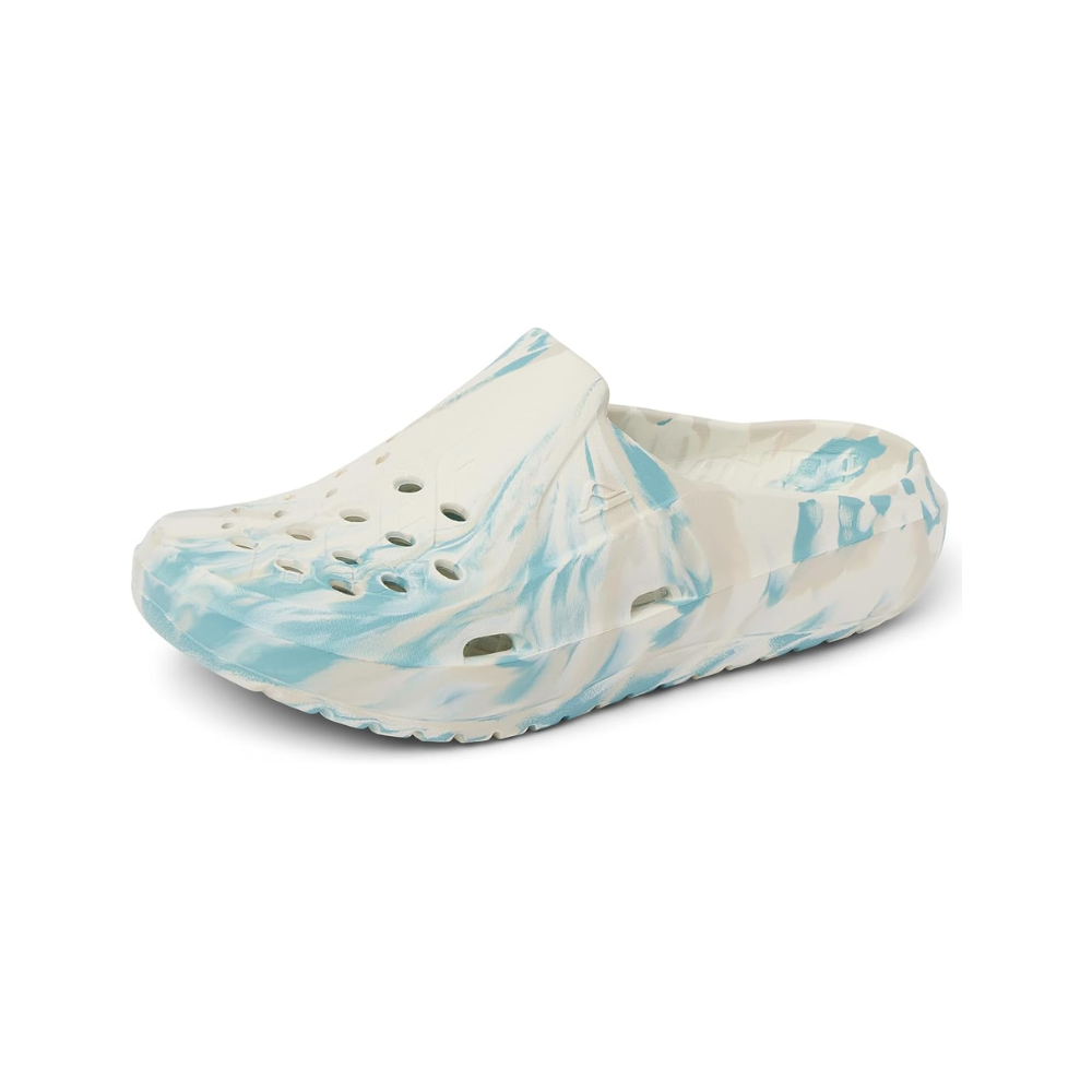 Reef Men's Glider Water-Friendly Slide Sandals - Off White/Blue Marble