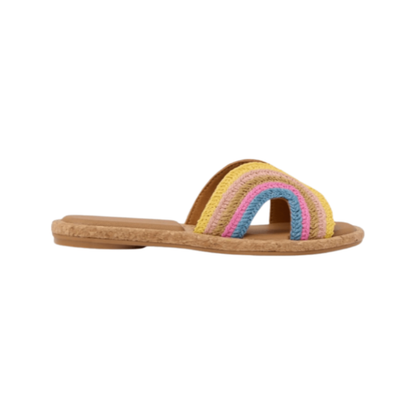 Reef Women’s Willow Paisley Woven Slide Sandal - Sunset (CJ8573)