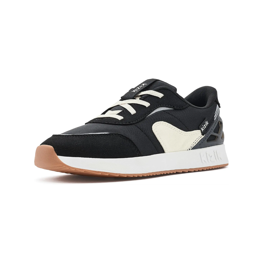 Kizik Orlando Kids Hands-Free Sneakers Easy Slip-On Black / White