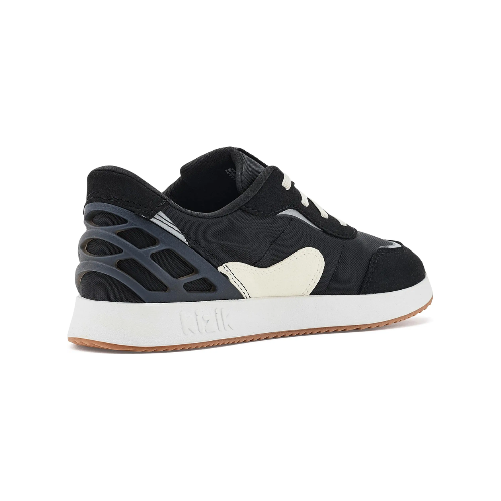 Kizik Orlando Kids Hands-Free Sneakers Easy Slip-On Black / White