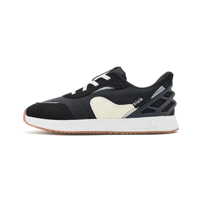 Kizik Orlando Kids Hands-Free Sneakers Easy Slip-On Black / White
