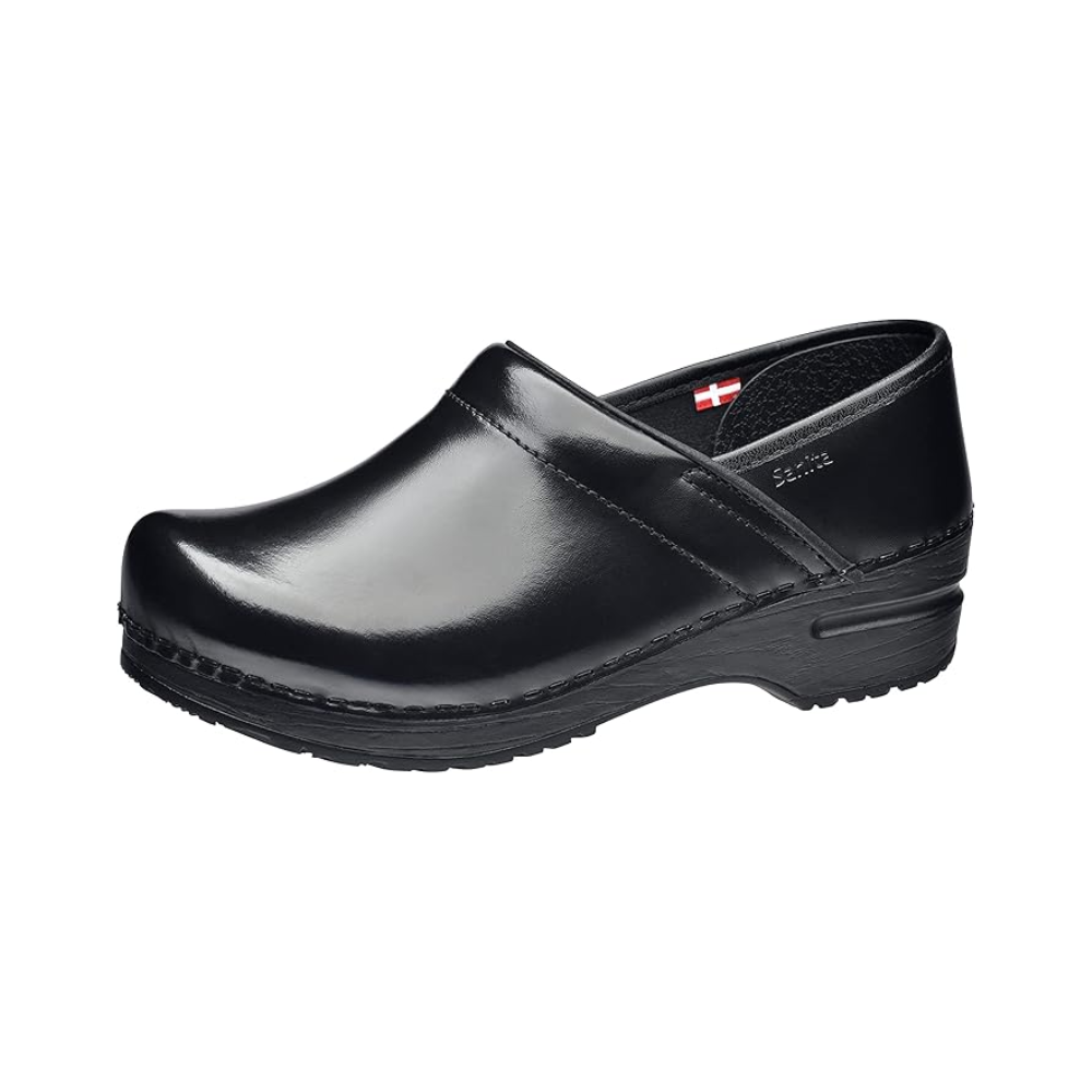 Sanita Pro Cabrio Women's Clogs Black – Professional Slip-Resistant Work Shoes