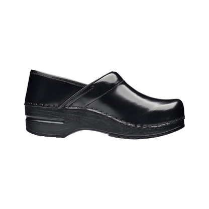 Sanita Pro Cabrio Women's Clogs Black – Professional Slip-Resistant Work Shoes