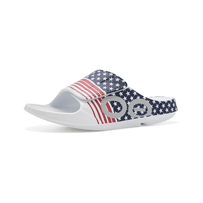 OOFOS Unisex Sport Flex Slide Recovery Sandals Limited Edition USA 26