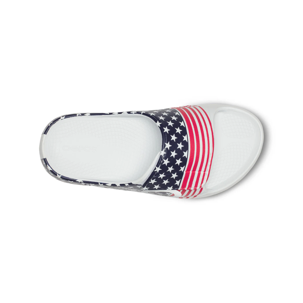 OOFOS Unisex Sport Flex Slide Recovery Sandals Limited Edition USA 26