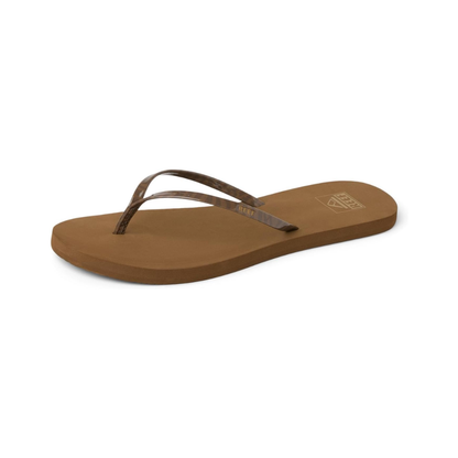 REEF Women's Bliss Nights Flip Flop Sandals - Chocolate Stripe