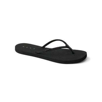 Reef Women's Bliss Bling Fling Water-Friendly Flip-Flops - Black