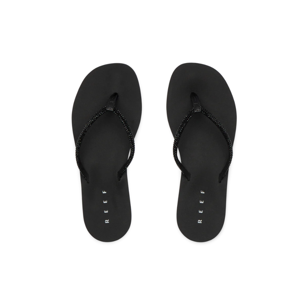 Reef Women's Bliss Bling Fling Water-Friendly Flip-Flops - Black