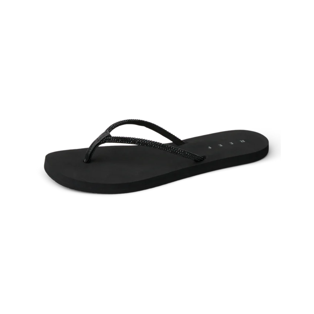 Reef Women's Bliss Bling Fling Water-Friendly Flip-Flops - Black