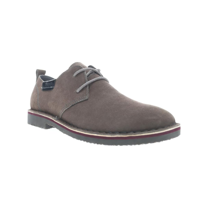 Propet Men’s Finn Oxford Suede Casual Shoes – Stone XX Wide