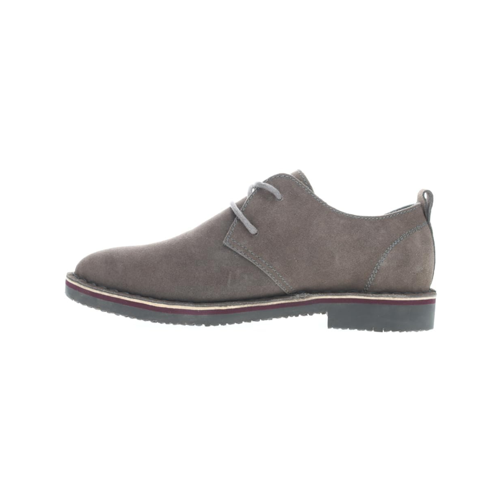 Propet Men’s Finn Oxford Suede Casual Shoes – Stone XX Wide