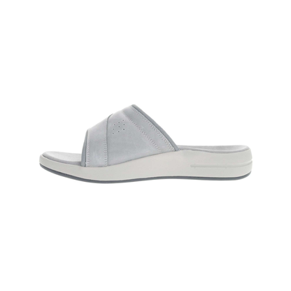 Propét Emerson Men's Adjustable Slide Sandals - Grey Wide