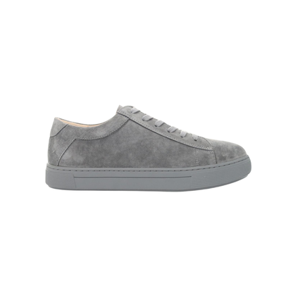 Propét Kenji Men’s Casual Suede Sneakers – Grey Med XX Wide