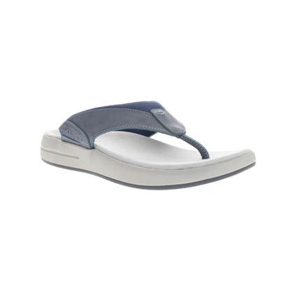 Propét Easton Men’s Orthopedic Flip-Flop Sandals – Navy Med, XX Wide