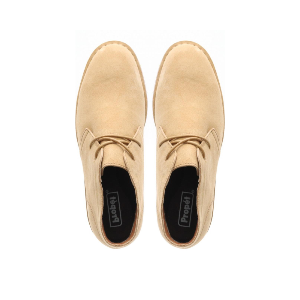 Propét Findley Men's Suede Orthopedic Chukka Boots - Desert Camel XX Wide