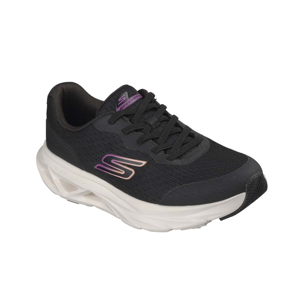 Skechers Women's Glide-Step Vortex - Avalin Lightweight Vegan Sneakers - Black/White