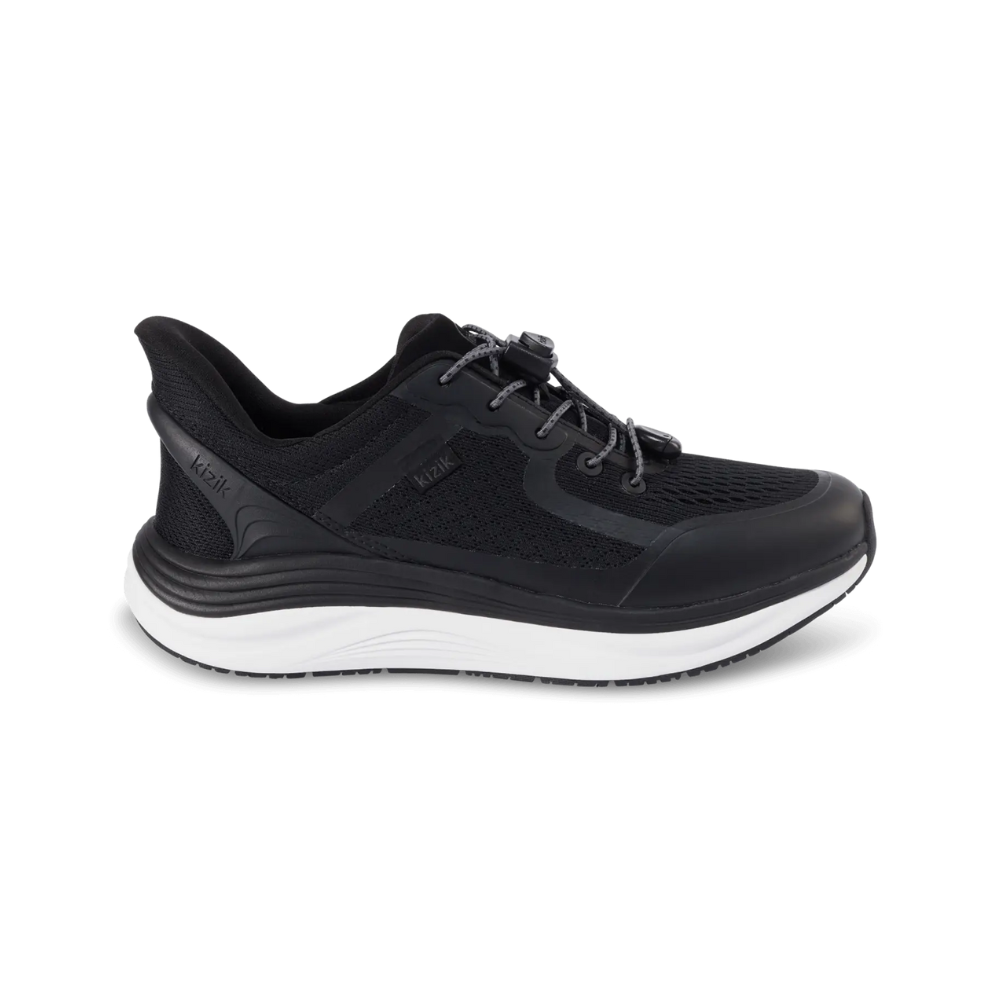 Kizik Men's London Hand's Free Lightweight Sneaker - Black