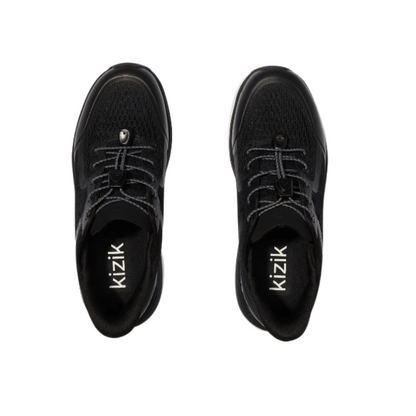 Kizik Men's London Hand's Free Lightweight Sneaker - Black