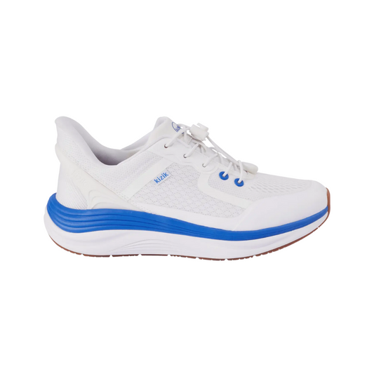 Kizik Men's London Hands-Free Sneaker – Bright White / Supersonic