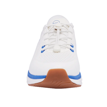 Kizik Men's London Hands-Free Sneaker – Bright White / Supersonic