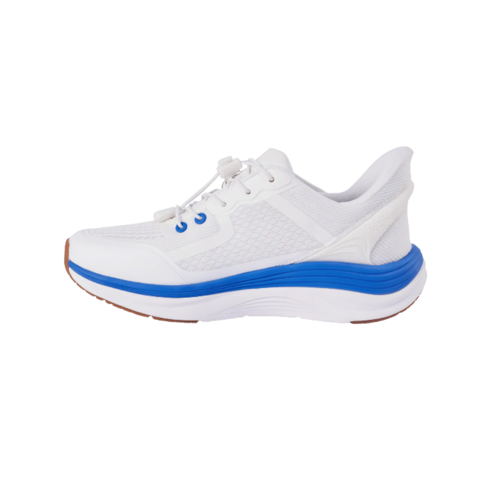Kizik Men's London Hands-Free Sneaker – Bright White / Supersonic