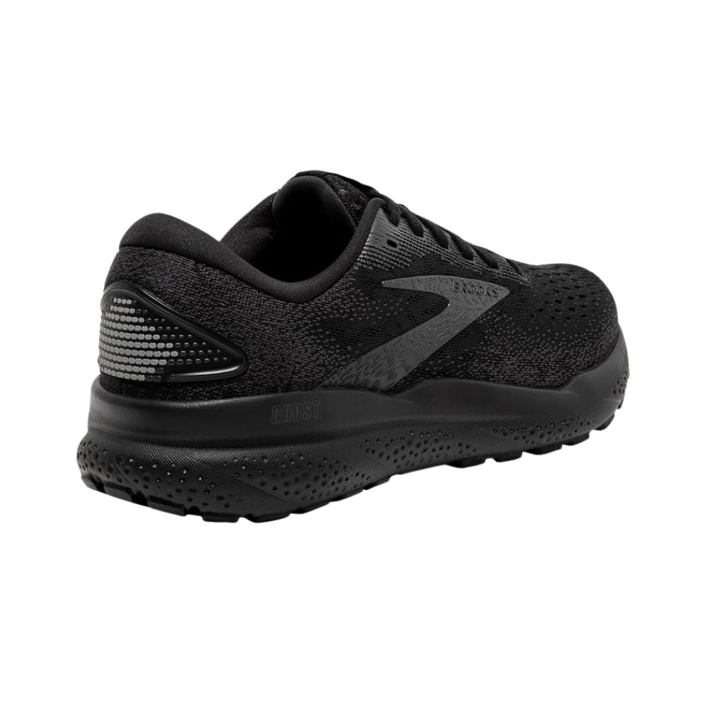 Brooks Men’s Ghost 16 Running Shoes Black/Ebony | Neutral Cushioned Road Trainers Lightweight Comfort