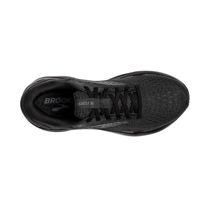 Brooks Men’s Ghost 16 Running Shoes Black/Ebony | Neutral Cushioned Road Trainers Lightweight Comfort