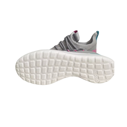 Adidas Lite Racer Adapt 3.0 Kids’ Slip‑On Sneaker Grey/Multicolor - FY7206 | Sock Fit, Cloudfoam, Elastic Laces