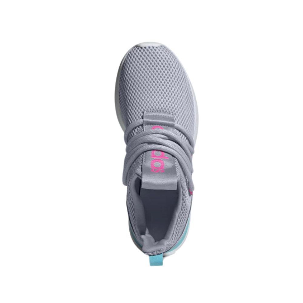 Adidas Lite Racer Adapt 3.0 Kids’ Slip‑On Sneaker Grey/Multicolor - FY7206 | Sock Fit, Cloudfoam, Elastic Laces