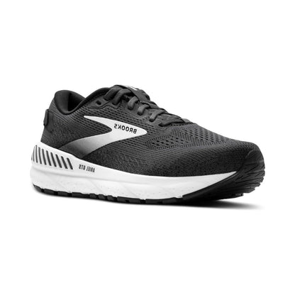Brooks Women’s Ariel GTS 24 Ebony/Black/White – Maximum Support Running and Walking Shoe for Overpronation, Stability & Comfort