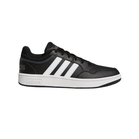 Adidas Hoops 3.0 Low – Basketball-Inspired Sneaker Black/White GY5432