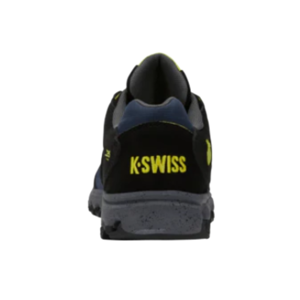 K-Swiss Men's Tubes Pharo Black Moonlit Ocean Tennis Yellow Shoes