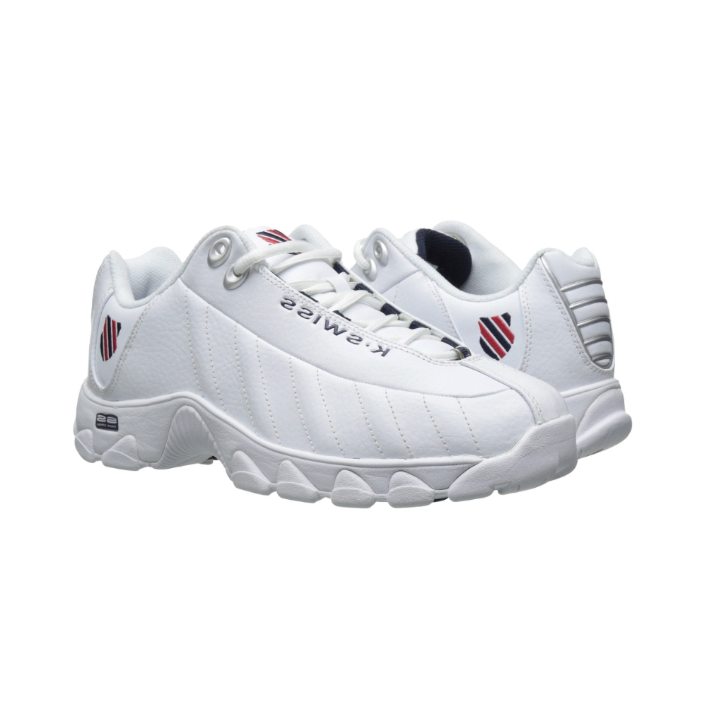 K-Swiss ST329 CMF Men's Leather Sneakers Navy/White/Red