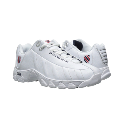 K-Swiss ST329 CMF Men's Leather Sneakers Navy/White/Red
